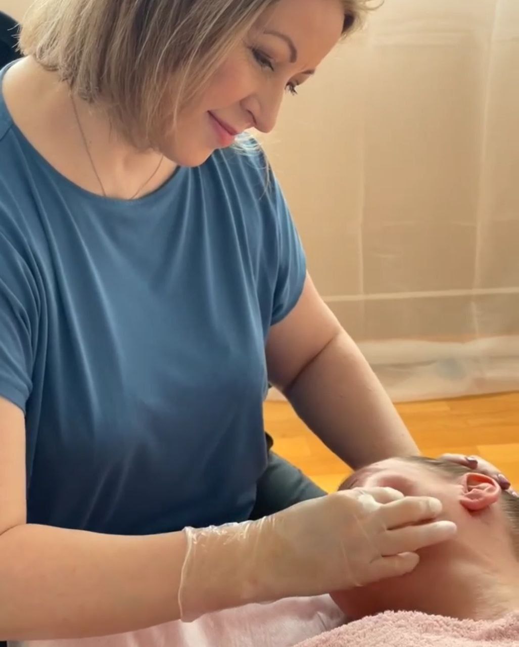 Buccale Gesichtsmassage